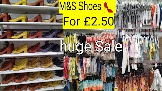 Marks and Spencer Huge Sale 90 off  MampS Shoes 👠 Clearance for £250 [upl. by Breena]