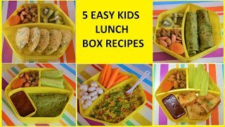 मुलांच्या आवडीच्या 5 टिफिन रेसिपीस  5 Tiffin box recipes [upl. by Kev257]