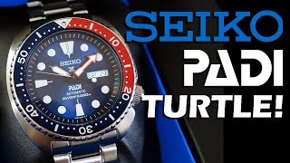 Seiko Prospex PADI “Turtle” SRPA21 Automatic Dive Watch Review  Perth WAtch 62 [upl. by Eninaej]