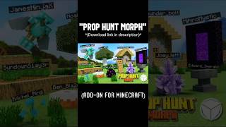 Prop Hunt Morph Addon for Minecraft shorts short minecraft [upl. by Ecnerrat]