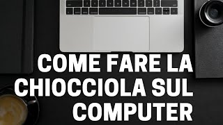 Come fare la chiocciola sul computer [upl. by Niatirb560]