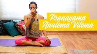 PRANAYAMA ANULOMA VILOMA  Brenda Yoga [upl. by Cathey]