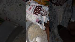 INDIA GATE ROZANA BASMATI RICE EATING RAW RICE ❤️🌾🍚 basmatirawriceeating basmatirawrice rice [upl. by Sella]