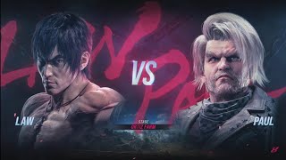 Tekken 8  Marshall Law VS Paul Phoenix [upl. by Eibbor217]