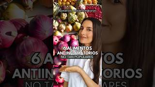 Alimentos Antiinflamatorios qué NO conocíassalud bienestar natural [upl. by Arissa62]