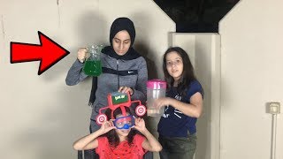 مقلب السلايم في ريان 😱 بكت   SLIME PRANK ON RAYAN [upl. by Bomke]