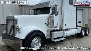 2005 FREIGHTLINER FLD132 CLASSIC XL  U52703  SOLD [upl. by Pontone]