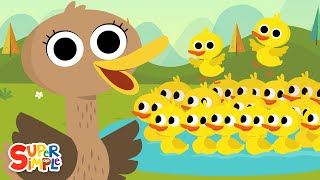 500 Ducks  Kids Songs  Super Simple Songs [upl. by Yevreh966]