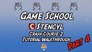 Game School  Stencyl Crash Course 2  walkthrough tutorial part 4 [upl. by Regina]