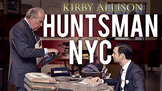 Huntsman amp Sons In New York City Savile Row Bespoke Suit Fitting  Kirby Allison [upl. by Rondi989]