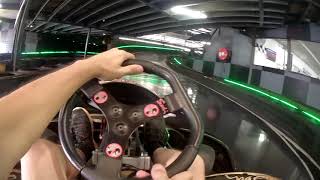 Forcite MK1 Smart Motorcycle Helmet customer submission Go kart drifting [upl. by Ena]