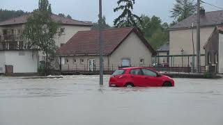 Inondations en Moselle en vigilance rouge  AFP Images [upl. by Anaujat]