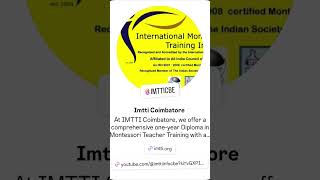 Montessori Teacher Training InstituteCoimbatoremontessoriteacherstraining teachertrainingcourse [upl. by Ahsiekal]