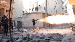 Fast RPG Shot in Syria [upl. by Klump]