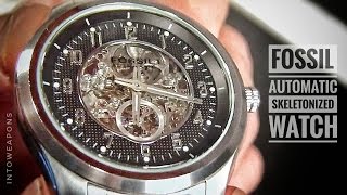 Fossil Automatic Watch  Mens Watch Review [upl. by Eissolf435]