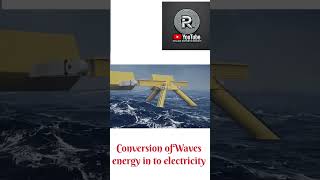 Conversion of waves energy in to electricityWaveEnergy RenewableEnergy CleanTech GreenEnergy [upl. by Oniotna]