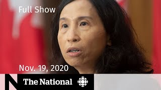 CBC News The National  Canada’s dire COVID19 projections  Nov 19 2020 [upl. by Rollin]