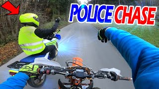 Dirtbike Police Getaway  Cop VS Motorcycle  Ktm EXC 250 [upl. by Goran]