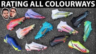 Rating ALL Mercurial colourways so far  Vapor 14 amp Superfly 8 [upl. by Garihc]