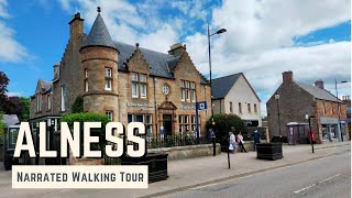 ALNESS  4K Narrated Walking Tour  Lets Walk 2021 [upl. by Cohligan]