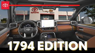 INterior  Tundra 1794 Edition by Toyota [upl. by Durgy]