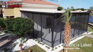 Valencia Lakes Cafe 4quot Insulated Roof amp Screen Walls [upl. by Yerffej180]