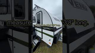 Small Camper Trailer Tour Small Travel Trailer Under 3500 lbs GVWR [upl. by Haraz]