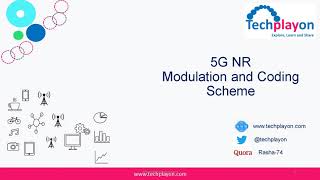 5G NR Modulation and Coding Scheme  Modulation and Code Rate [upl. by Ahsieit]