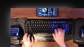 Roccat Ryos MK PRO Keyboard and PowerGrid Software [upl. by Ecydnac]