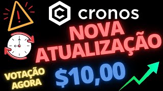 CRO CRYPTOCOM URGENTE ACABOU DE SAIR NOVA ATUALIZAÇÃO TAMBÉM NOVA VOTAÇÃO AGORA É LUA [upl. by Aibsel]