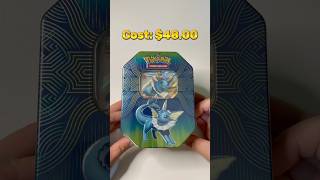 I Open a Vaporeon Pokemon Card Tin [upl. by Ruzich740]