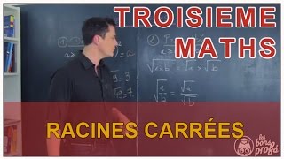 Racines carrées  définition  Mathématiques 3e  Les Bons Profs [upl. by Ferrick612]