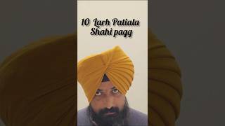 10 Larh Patiala Shahi Pagg  shorts [upl. by Otsirc]