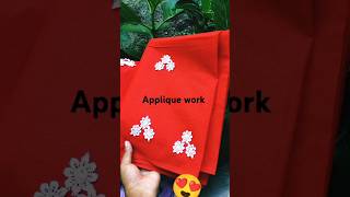 applique work shortsfeed appliquework applique handwork [upl. by Langbehn815]