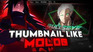 Make Thumbnail Like Molob in AndroidIos📲  IbisPaint X Tutorial🔥 [upl. by Shelden]