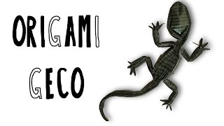 Origami Gecko Riccardo Foschi [upl. by Tarfe]