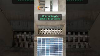 Bifacial Solar Panels Recycling EXPLAINED solarwastemanagement [upl. by Normi]