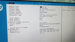 HP all in One 24 df1xxx  How To Enter Bios UEFI [upl. by Mojgan]