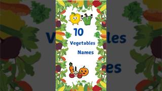 10 Vegetables Names in English vegetables educationalvideoforkids [upl. by Arammahs458]