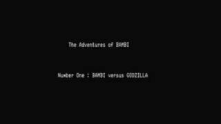 VT100 Animation BambiVSGodzilla [upl. by Ellissa]