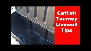 Catfish Tournament Livewell Tips  How To Build a Catfish Tournament Livewell  Catfish Live Well [upl. by Errehs]