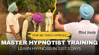 सबसे आसान तरीके से HYPNOSIS सीखें  Master Hypnotist Training harmansinghmindhealer [upl. by Ennaeel]