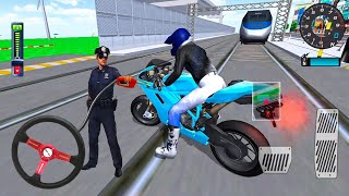 ✅3D Driving Class Simulator Bullet Train Vs Motorbike Bike Driving Game  Android Gameplay [upl. by Bayless]