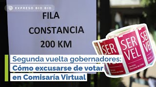 Comandante explica cómo excusarse de votar en Comisaría Virtual [upl. by Cruce]