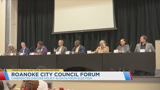 Roanoke City candidates discuss policy 10 days from election [upl. by Cherrita]