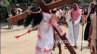 Stations Of The Cross  Catholic Church Of The Visitation Festac Town [upl. by Etteneg222]