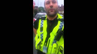 West Yorkshire Police 20 minutes for a traffic ticket PC0580 Assault [upl. by Golding]