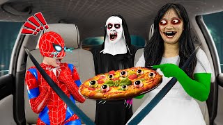 What If Many SPIDERMAN in 1 HOUSE  KID SpiderMan’s Adventure Against Supernatural PIZZA [upl. by Nillek684]