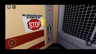 Montgomery Freight Elevator at Sam amp Daw Department Store  Roblox [upl. by Lyudmila]