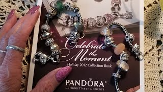 2012 Pandora Catalog Review Part 1 Charms silver two tone muranos clips spacers [upl. by Oicafinob]